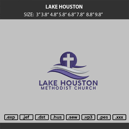 Lake Houston Embroidery Machine Design Files