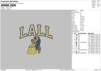Lall Embroidery File 5 sizes