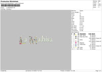 La Madrina Embroidery File 4 size