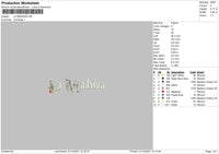 La Madrina Embroidery File 4 size