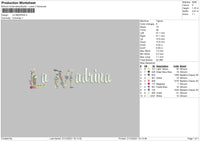 La Madrina Embroidery File 4 size