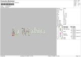 La Madrina Embroidery File 4 size
