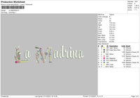 La Madrina Embroidery File 4 size