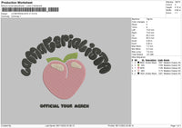 Materialista V1 Embroidery File 6 sizes