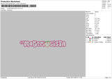 Materialista V5 Embroidery File 6 sizes