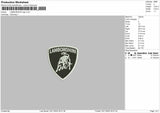 LAMBORGHINI LOGO Embroidery File