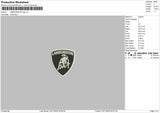 LAMBORGHINI LOGO Embroidery File