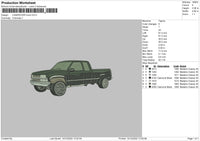 Landrover Truck Embroidery File 6 sizes