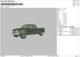 Landrover Truck Embroidery File 6 sizes