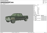 Landrover Truck Embroidery File 6 sizes
