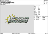 Solutionstext 01 Embroidery File 6 sizes