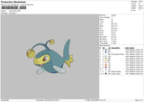 Lanturn Embroidery File 6 sizes