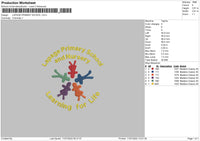 Lapage Primary School Embroidery File 4 sizes