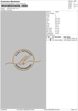 Lara Bethany Embroidery File 4 size