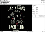 Vegas Text Embroidery File 6 sizes