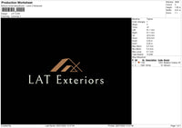LAT Embroidery File 4 sizes