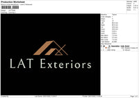 LAT Embroidery File 4 sizes