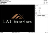 LAT Embroidery File 4 sizes