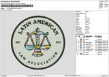 Latincircle 1601 Embroidery File 6 sizes