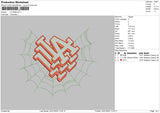 LA Web Embroidery File 4 size