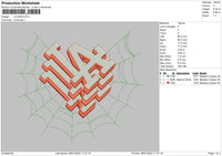 LA Web Embroidery File 4 size