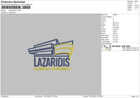 Lazaridis Embroidery File 4 sizes