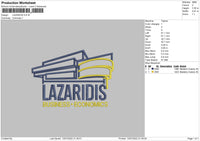 Lazaridis Embroidery File 4 sizes