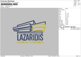 Lazaridis Embroidery File 4 sizes