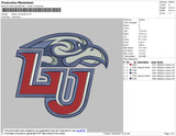 Liberty University Embroidery File 4 size
