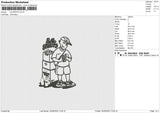 LB Spirits Embroidery File 5 sizes