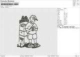 LB Spirits Embroidery File 5 sizes