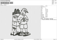 LB Spirits Embroidery File 5 sizes