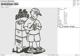 LB Spirits Embroidery File 5 sizes