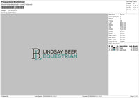 Lb V4 Embroidery File 6 sizes