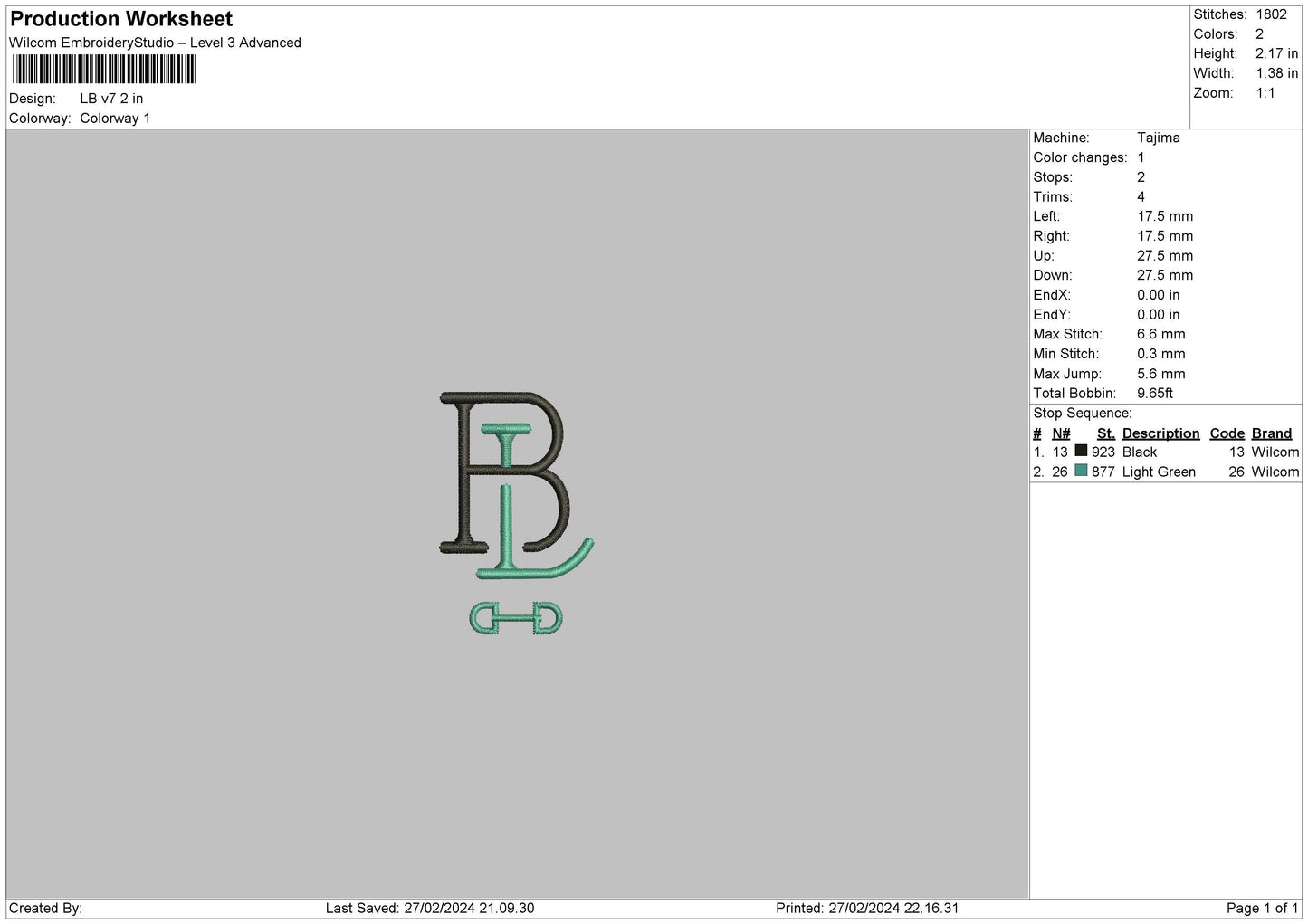 Lb V7 Lb V8 Embroidery 2 Files