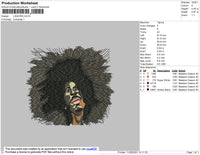 Lidacris Embroidery File 4 size