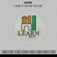 Learn Embroidery Fikle 6 sizes