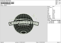 Lebrangstonetext Embroidery File 6 sizes