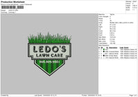 Ledo S Embroidery File 6 sizes