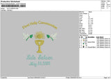 Lelatext Embroidery File 6 sizes