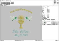 Lelatext Embroidery File 6 sizes
