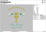Lelatext Embroidery File 6 sizes