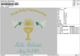 Lelatext Embroidery File 6 sizes
