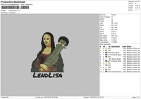 Lendlisa Embroidery File 4 sizes