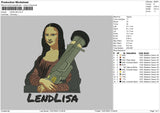 Lendlisa Embroidery File 4 sizes