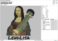 Lendlisa Embroidery File 4 sizes