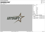 Lets Lift 02 Embroidery File 6 sizes