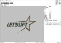 Lets Lift 02 Embroidery File 6 sizes