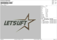 Lets Lift 02 Embroidery File 6 sizes