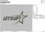Lets Lift 02 Embroidery File 6 sizes